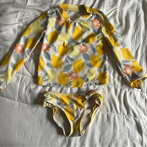 Carters 4T Lemon Two Piece Swimsuit